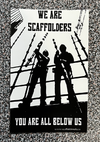 We Are Scaffolders sticker