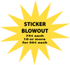 STICKER BLOWOUT