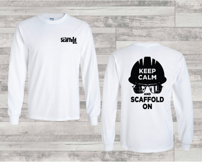 Keep Calm And Scaffold on Long Sleeve T-Shirt