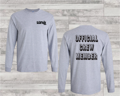 Official Crew Member on Long Sleeve T-Shirt