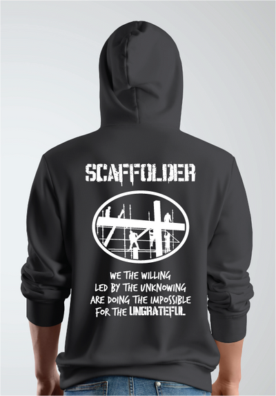 Scaffolder, We The Willing, Led By Unknowing And Doing The Impossible For The Ungrateful Hoodie